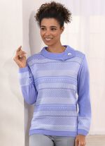 Pullover mit dezentem Glanz 