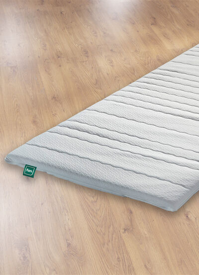 Viskoschaum-Topper von F.a.n. für druckfreies Schlafen 