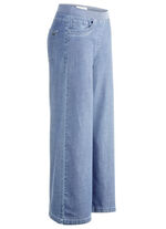 Culotte in 5-Pocket-Form  HELLBLAU