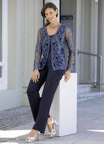 Hose in angesagter Palazzo-Form NACHTBLAU