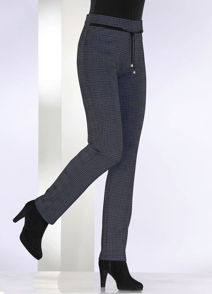 Hose mit aktueller Glencheck-Dessinierung 