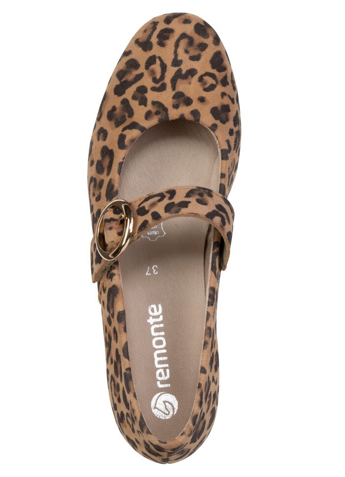 Remonte, trendige Damen-Spangenschuhe, mit herausnehmbarem Fu&szlig;bett 