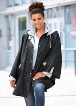 Cape mit abnehmbarer Kapuze 