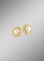 Ohrclips mit S&uuml;&szlig;wasser-Zuchtperlen und Clipverschluss 