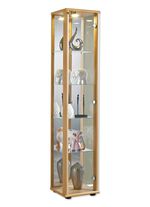 Vitrine, 1-t&uuml;rig, mit LED-Beleuchtung 