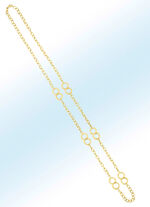 Hochwertige, diamantierte Ankerkette 