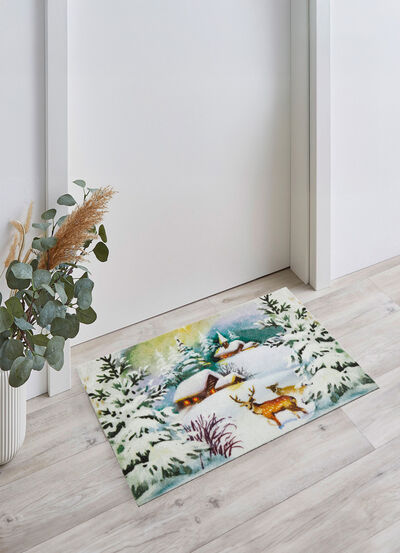 Stimmungsvolle Fußmatte  