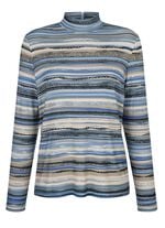 Shirt mit kurzem Reißverschluss 