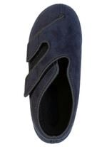 Bequeme Damen-Klettschuhe, Weite H, mit herausnehmbarem Fu&szlig;bett SCHWARZ