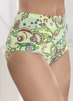 Viererpack Slips mit farbenfrohem Dessin 