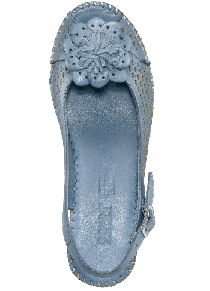 Gemini, sommerliche Damen-Sandaletten, Weite G, mit Gummizug JEANS