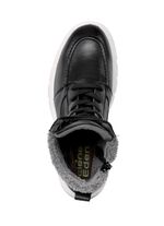 ELENA EDEN Schn&uuml;r-Stiefelette mit kuscheligem Teddy-Kragen SCHWARZ