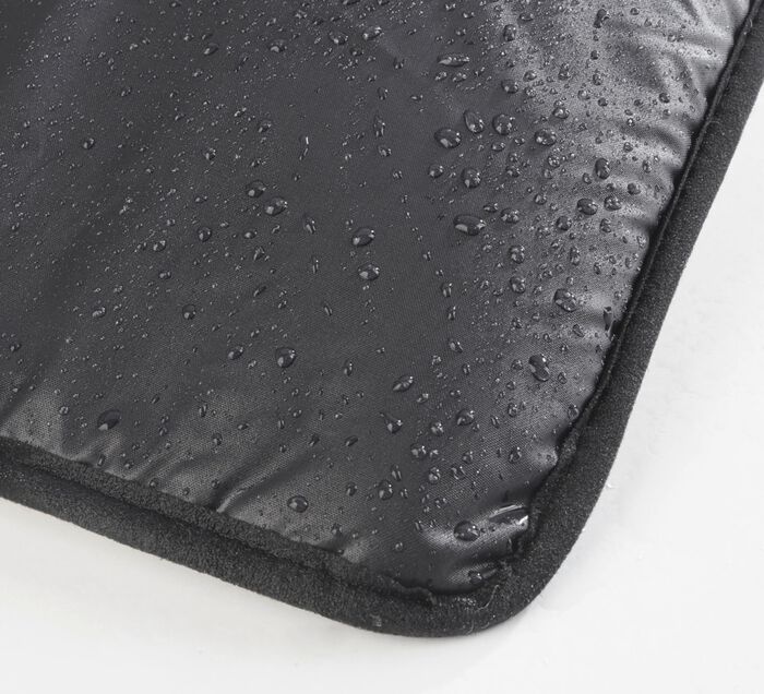 Aufrollbares Schurwoll-Sitzkissen 