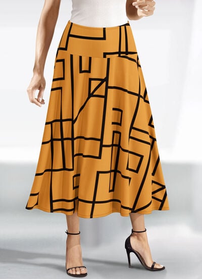 Rock mit ausdrucksstarker Dessinierung 