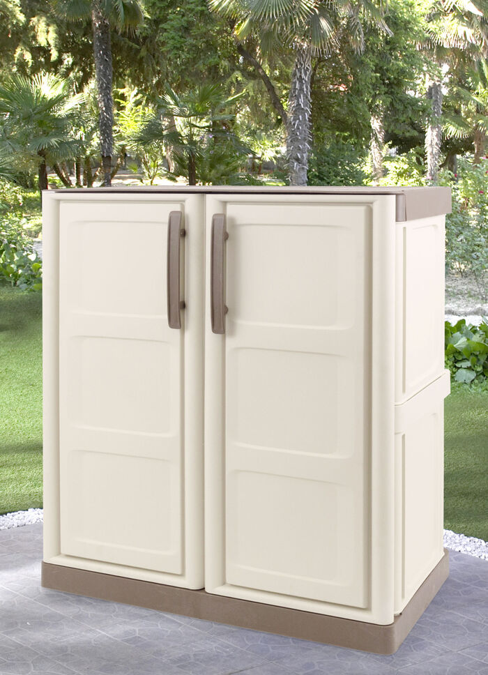 Stabile Gartenschränke BEIGE