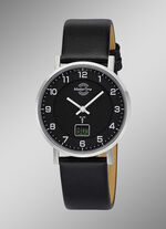 Funk-Damenuhr mit Lederband 