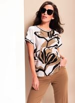 Shirt mit Schmucksteinzier 