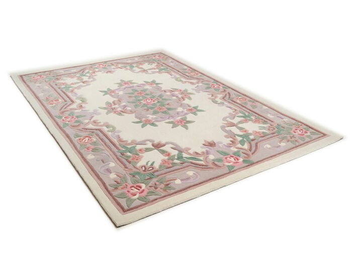 Handgetuftete Brücken und Teppiche BEIGE