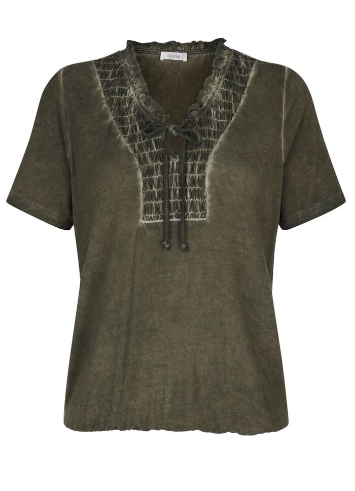 Shirt mit individueller Färbetechnik 