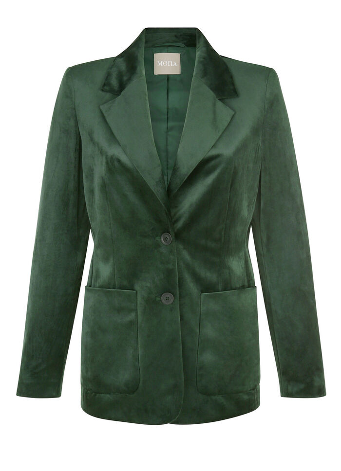 Blazer mit Reverskragen 