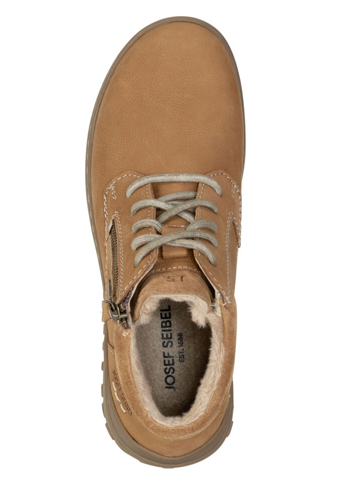 Josef Seibel, gefütterte Damen-Boots, Winterschuhe, Weite G, mit herausnehmbarem Fußbett CAMEL