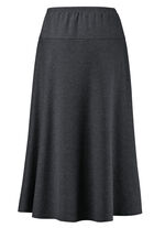 Rock in bequemer Schlupfform ANTHRAZIT MELIERT