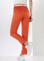 Hose mit platzierten Biesen ORANGE