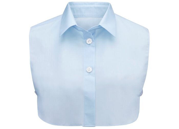 Klaus Modelle, Damen-Blusenkragen, aus feinem Popeline 