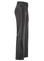 Jeans mit Ziersteppungen im Ethno-Stil 