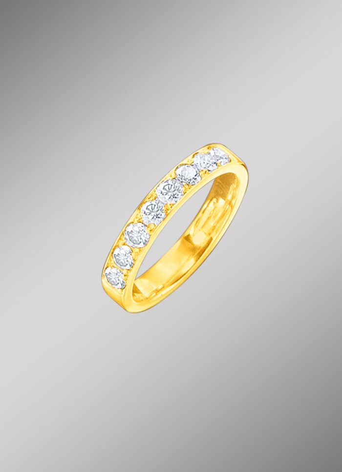 Memoire-Ring mit Brillanten 
