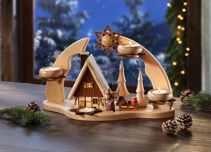 Teelichthalter aus dem Erzgebirge 