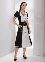 Bluse mit feiner Bortenzier 