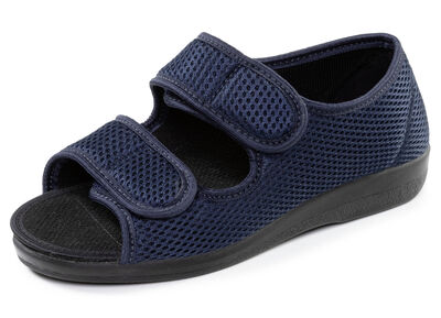 Bequeme Damen-Hausschuhe, Weite H, mit herausnehmbarem Fußbett 