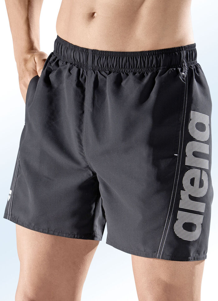 Arena Zweierpack Badeshorts mit seitlichem Druck, Microfaser 