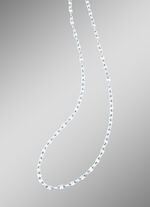 Schlichte Halskette in Wei&szlig;gold 