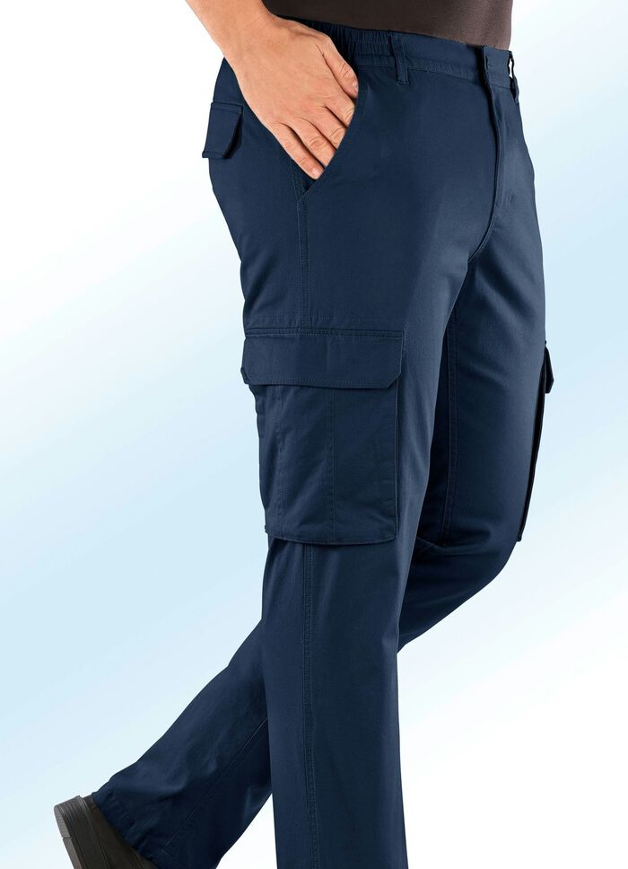 Thermohose mit Cargotaschen in 4 Farben MARINE