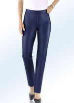 Hose aus softem Nappaleder-Imitat MARINE