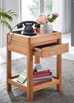 Tisch aus ge&ouml;ltem Massivholz KERNBUCHE