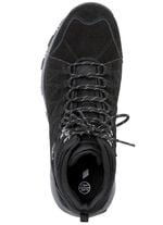 Stiefelette mit gummierten Eins&auml;tzen SCHWARZ