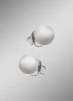 Kleine aber feine Kugel-Ohrstecker aus Titan 