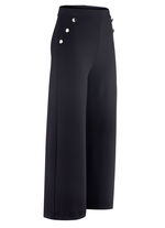 Culotte mit Zierknöpfen SCHWARZ