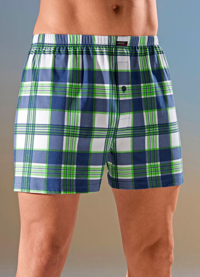 Viererpack Boxershorts mit Karodessin 