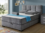 Boxspringbett mit Wendematratze und Bettkasten ANTHRAZIT