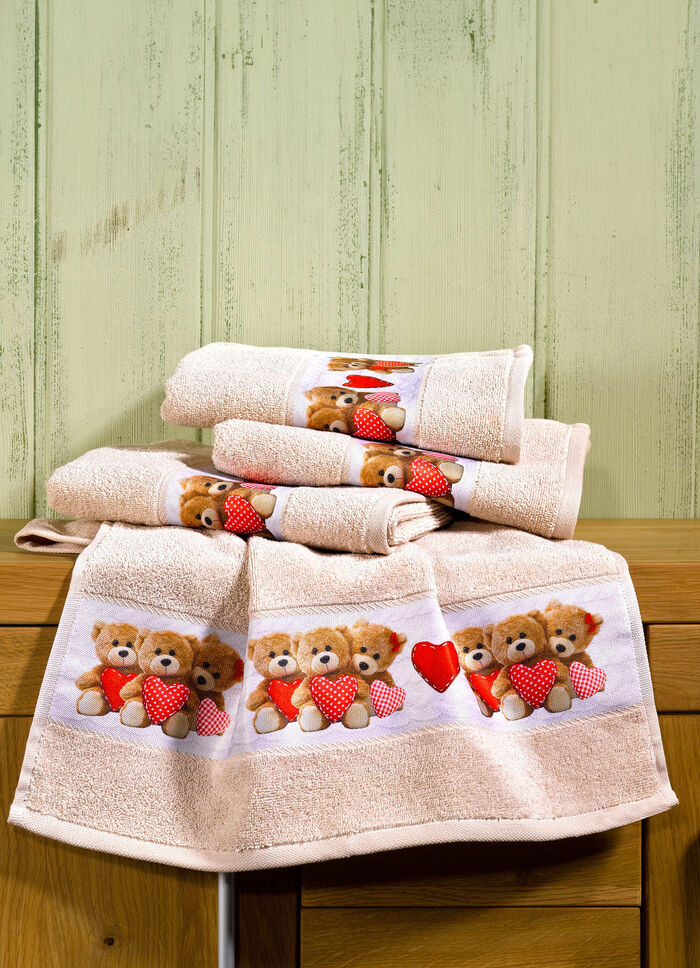 Frottier-Serie mit Bärchen 