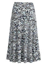 Rock mit farbbrillantem Druck 