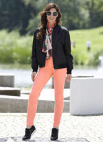 Blouson mit Rippenstrickbündchen 