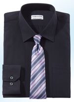 Hemd mit Brusttasche in 5 Farben und 2 &Auml;rmell&auml;ngen SCHWARZ