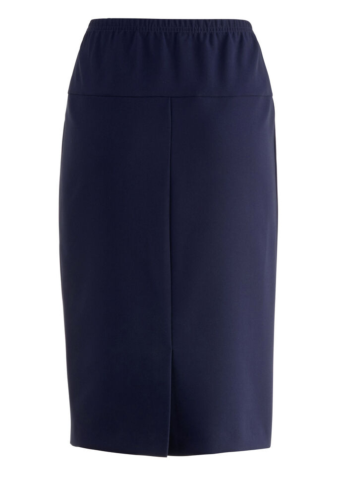 Rock in gerader Schnittführung 