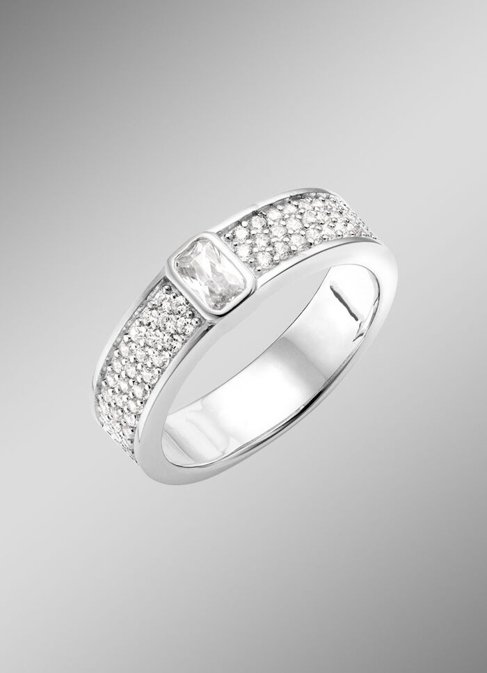 Damenring mit Zirkonia 