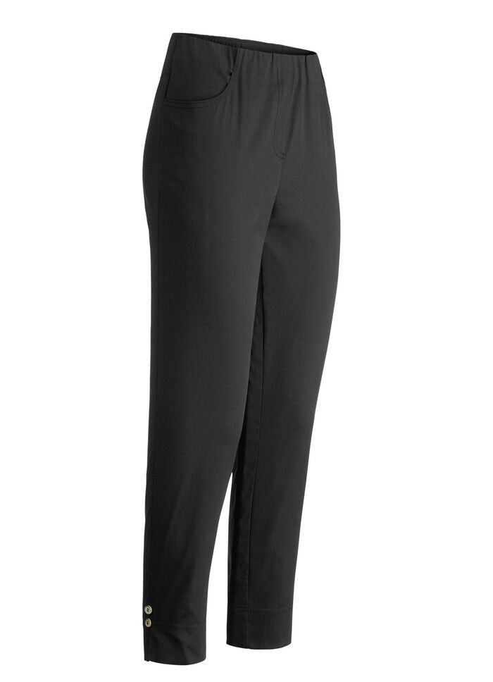 Hose mit dekorativen Zierknöpfen SCHWARZ
